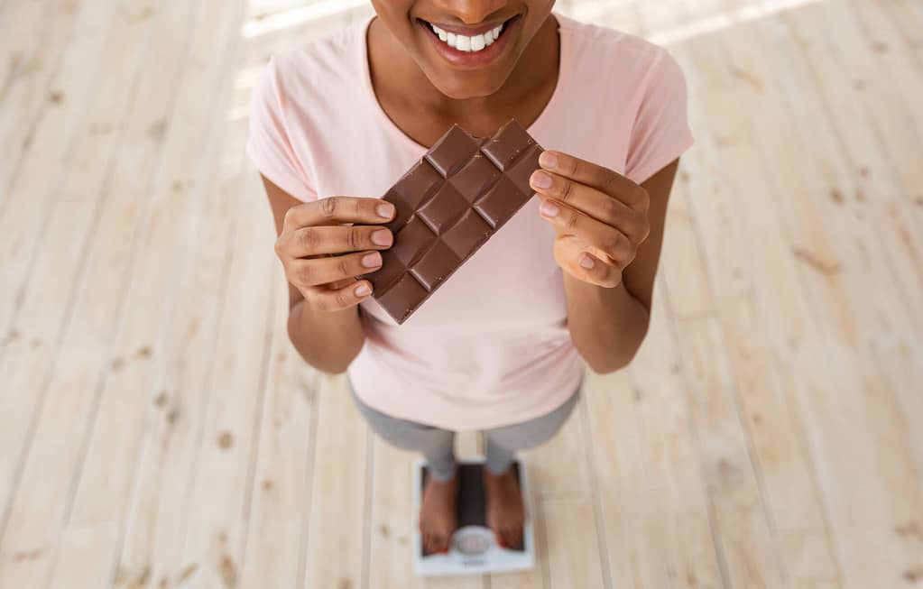 Is dark chocolate can cause gain weight?