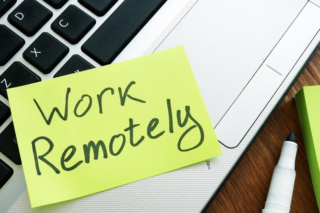 Remote work - Work from home