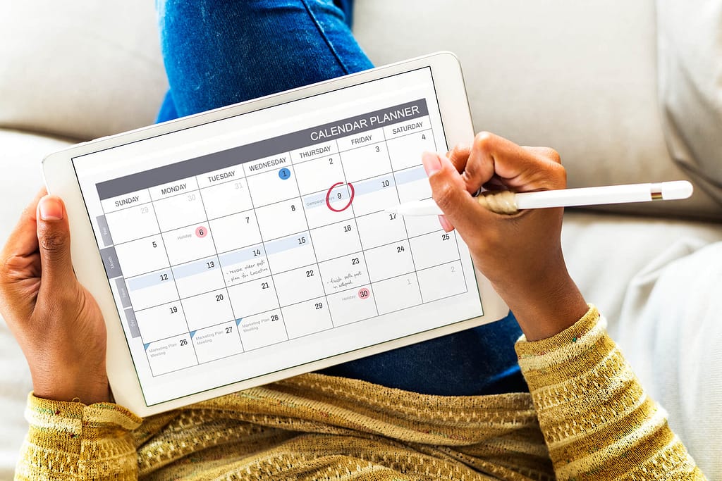 Use a Calendar to Keep Track of Appointments